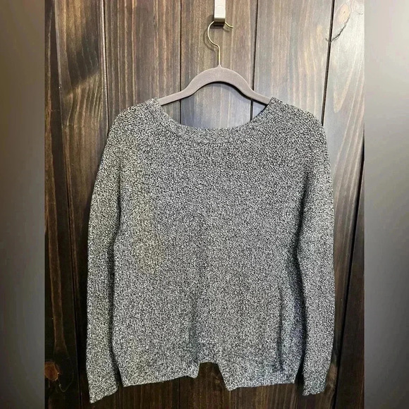 Madewell Province Cross Back Knit Pullover Sweater. Size: Small - Picture 5 of 9